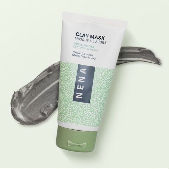 2/$10! Nena Glacial Oceanic Natural Detox Clay Mask Travel Size Deluxe Size - Picture 1 of 7